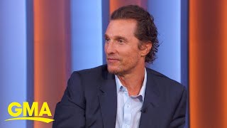 Matthew McConaughey talks Greenlights Grant Initiative [upl. by Trebreh]