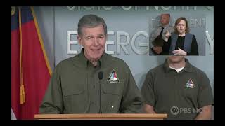 Gov Roy Cooper Provides Updates On The Recovery And CleanUp Efforts In Western North Carolina D… [upl. by Akenat]