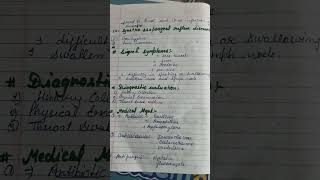 pharyngitis msn gnm BSc notes medical nursingschool shorts nursing exam msn shotsvideo [upl. by Jeramie]