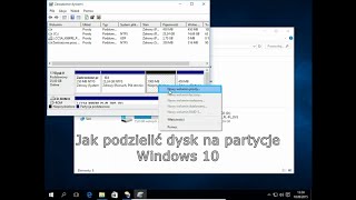 Jak podzielić dysk na partycje Windows 10 [upl. by Ennayd]