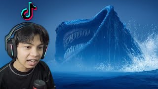 React TikTok MONSTER BAWAH LAUT THALASSOPHOBIA [upl. by Mattland963]