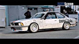 BMW SCENE TV 6  DTM 635 CSI und E30 M3 mit Harald Grohs am Hockenheimring [upl. by Ahsi]