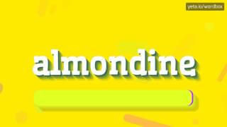 ALMONDINE  HOW TO SAY ALMONDINE almondine [upl. by Eyaj401]