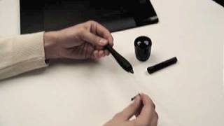 Wacom Intuos4 Grip pen Grip change [upl. by Zubkoff600]