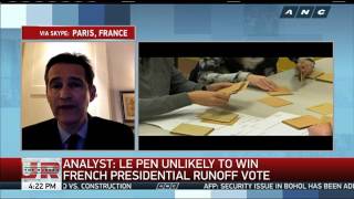 Farright candidate Le Pen unlikely to win French polls analyst [upl. by Haelem]