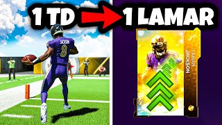 Scrambling for a 99 Yard Touchdown with LAMAR JACKSON on EVERY Madden EVER [upl. by Aicilana]