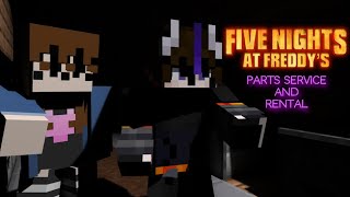 A RUDE WELCOME  fnaf parts service and rental ep 1 A minecraft roleplay [upl. by Laughry304]