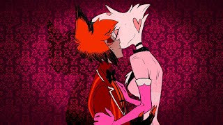 BONE JAW  ALASTOR X ANGELDUST Hazbin Hotel Comic Dub [upl. by Mulloy503]