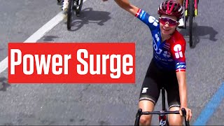 Cecilie Uttrup Ludwig Powers To Win In Tour Down Under Stage 2 [upl. by Klayman]