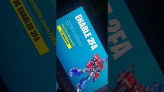 HOW TO ENABLE 2FA ON FORTNITE CHAPTER 5 SEASON 4 2024 [upl. by Anaeco]