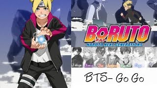 BTS Go Go Rock Boruto Soundtrack [upl. by Harrad]