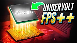 ✅ ¿Cómo hacer Undervolt a CUALQUIER CPU Ryzen para obtener más FPS 🔥 ¡La VERDAD [upl. by Leonardi706]