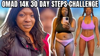 Eating One Meal a Day  14000 Steps OMAD CHALLENGE [upl. by Nnyleimaj737]