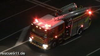 Pump 207  Aerial 205 New Zealand Fire Service Auckland City Fire Station [upl. by Oglesby531]