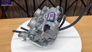 GOOFIT Twin Carburetor with double cylinder for Carb Chamber 250cc Rebel CMX 250cc CMX250 CA250 [upl. by Leugimesoj]