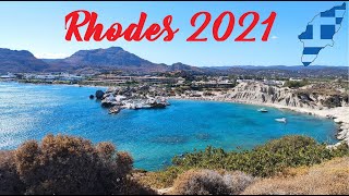 Rhodes september 2021  Rodos wrzesień 2021  kdji  4K  dji drone gopro mi9 [upl. by Appleby]