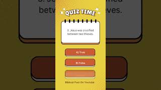 Bible Quiz True or False [upl. by Leandre]