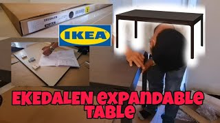 IKEA EKEDALEN TABLE  THEFLORESVLOGS [upl. by Zetnahs]