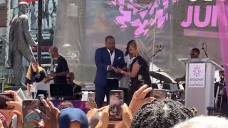 Phylicia Rashad receives Juneteenth legacy amp birthday performance by deborahcoxtv 🔥🔥🔥 full video [upl. by Eirok306]