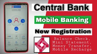 how to register central bank of india mobile banking  cbi mobile banking registration [upl. by Giff849]