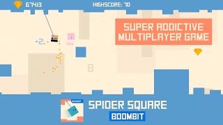 SPIDER SQUARE by BoomBit Games  iOS App iPhone iPad  Android Video Gameplay‬ [upl. by Casilda]