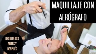 Maquillaje con AerÃ³grafo  Vanitas Espai [upl. by Roath103]