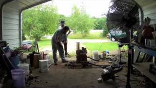 Iron Smelting and Bloom Forging part one [upl. by Fayette]