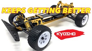 Finishing The Kyosho Turbo Optima RC Car Chassis This 4WD RC Buggy Build Keeps Getting Better [upl. by Ilyak]