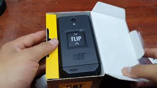 UNBOXING SMARTPHONE CATERPILLAR S22 FLIP [upl. by Annonyw]