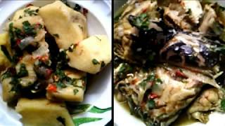 HOW TO PREPARE YAM PEPPER SOUP WITH CATFISH RECIPIES [upl. by Alpert876]