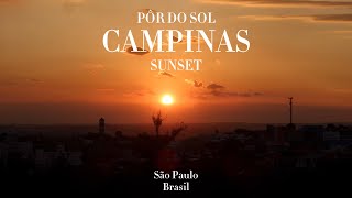 Pôr do Sol  Sunset  Parque Prado Campinas SP 4K [upl. by Oreste]