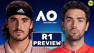 Stefanos Tsitsipas vs Matteo Berrettini  Preview amp Prediction  2024 Australian Open [upl. by Akilegna]