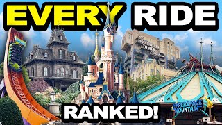 Every Ride at Disneyland Paris Resort RANKED [upl. by Seigler208]