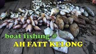 Boat fishing  Ah Fatt Kelong Fishing 阿发奎笼 part 4 DWTD [upl. by Bayer353]