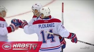 Plekanec marque en avantage numérique Plekanec scores on the power play [upl. by Emolas]