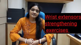 wrist extensor muscles strengthening exercises [upl. by Loring]