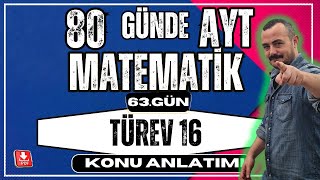 🟥 TÜREV 16 ✅ Türevin Geometrik Yorumu  80 Günde AYT Matematik  AYT Matematik Kampı [upl. by Atelra]