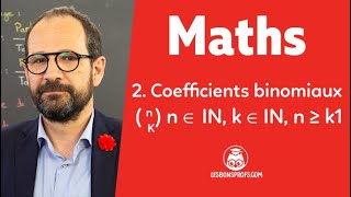 Coefficients binomiaux k parmi n propriétés 2  Maths  Terminale  Les Bons Profs [upl. by Laucsap]