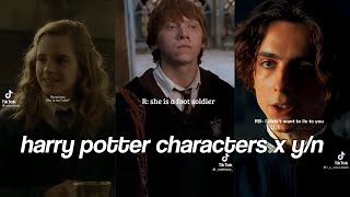 Harry Potter Characters x YN TikTok POV [upl. by Carroll]