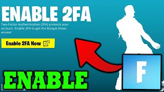 How To Enable 2FA On Fortnite 2024 [upl. by Bogusz]