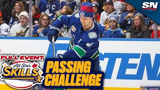 FULL Passing Challenge Competition  2024 NHL AllStar Skills [upl. by Conall]