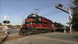 Cape Cod Rail Otis train Energy Train FL9 Polar Express  11162023 [upl. by Navy]