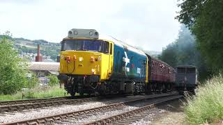 50021 leaving Keighley 23rd June 2024 [upl. by Dahle]