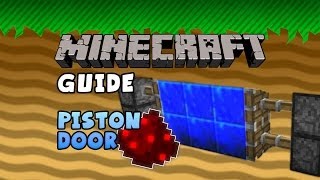 Minecraft Guide  Piston Door [upl. by Aseeram]