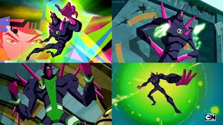 Ben 10 All Chromastone Transformations Reuploaded with 1080p60 [upl. by Htrag]