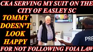 CareerKillerAuditz SERVING THE CITY OF EASLEY SC MY SUIT FOR NOT FOLLOWING FOIA LAWS [upl. by Maybelle]