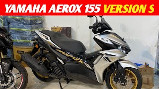 2024 Yamaha Aerox 155 Version S Review  Price And Updates  New Features  Remote Key [upl. by Sulamith809]