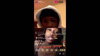 BJ GROOVY FIGHT WITH LEXIS MAKIAH ON INSTA LIVE [upl. by Angelina]