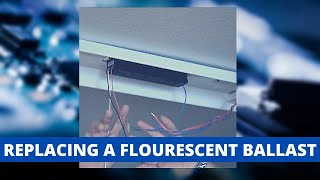 How To Replace the Ballast of your Fluorescent Light Fixture [upl. by Lowenstern]