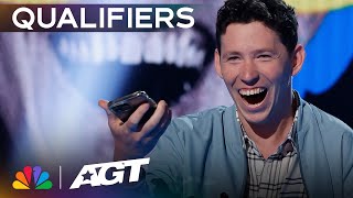 Comedian Ahren Belisle brings his FUNNIEST performance yet  Qualifiers  AGT 2023 [upl. by Winona945]